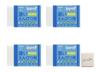 Tombow Eraser for Dark Pencils Esencia Pura [Bulk Purchase] EK-IM01 Blue, 4-Pack, <Official>