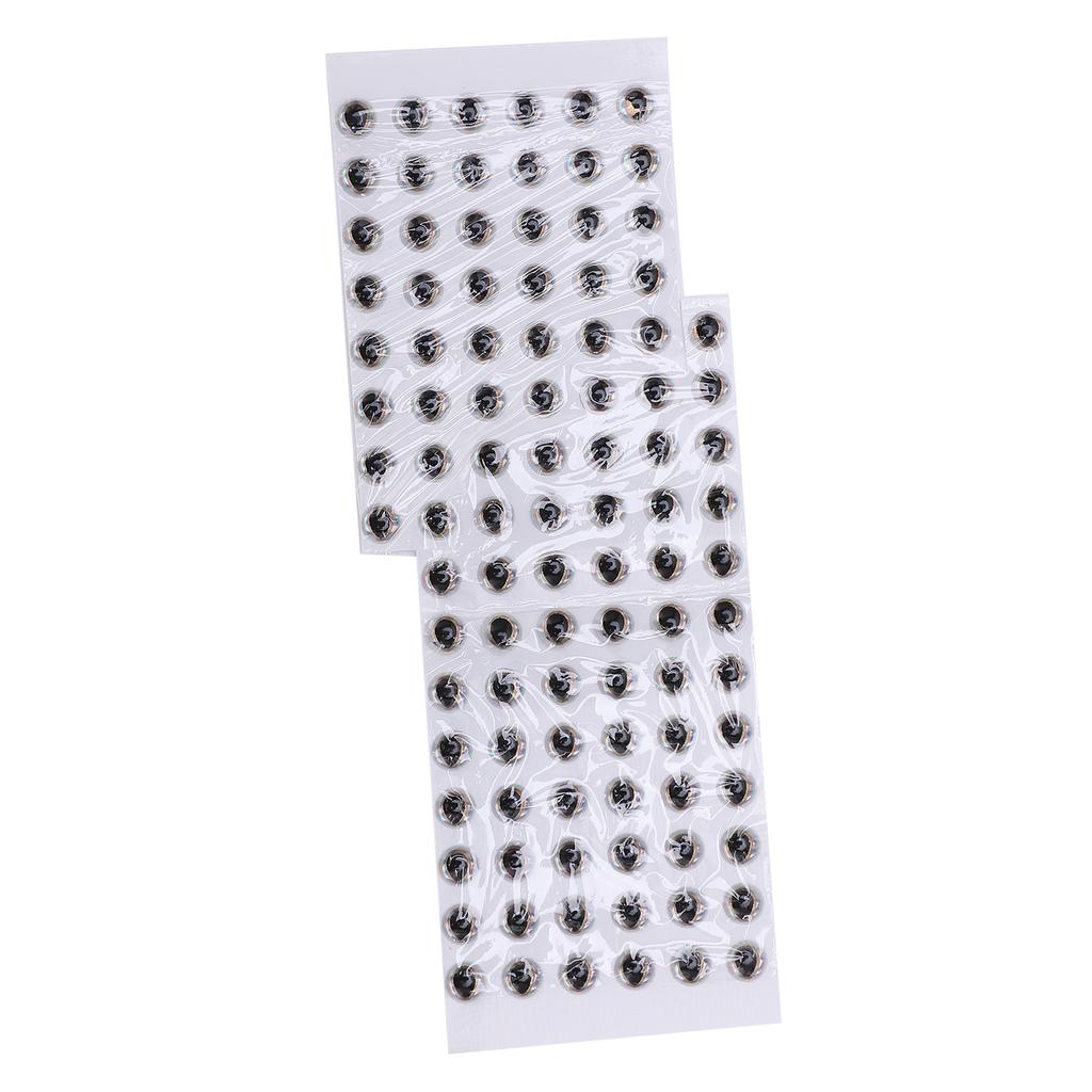 100Pcs Fish Eyes 4mm   3D Round Soft   Lightweight Delicate Fishing Lure Eyes