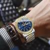 Fashion Quartz Wristwatches Gold Clock Men Luxury Watch Casual Business Analog Watches Relogio Masculino