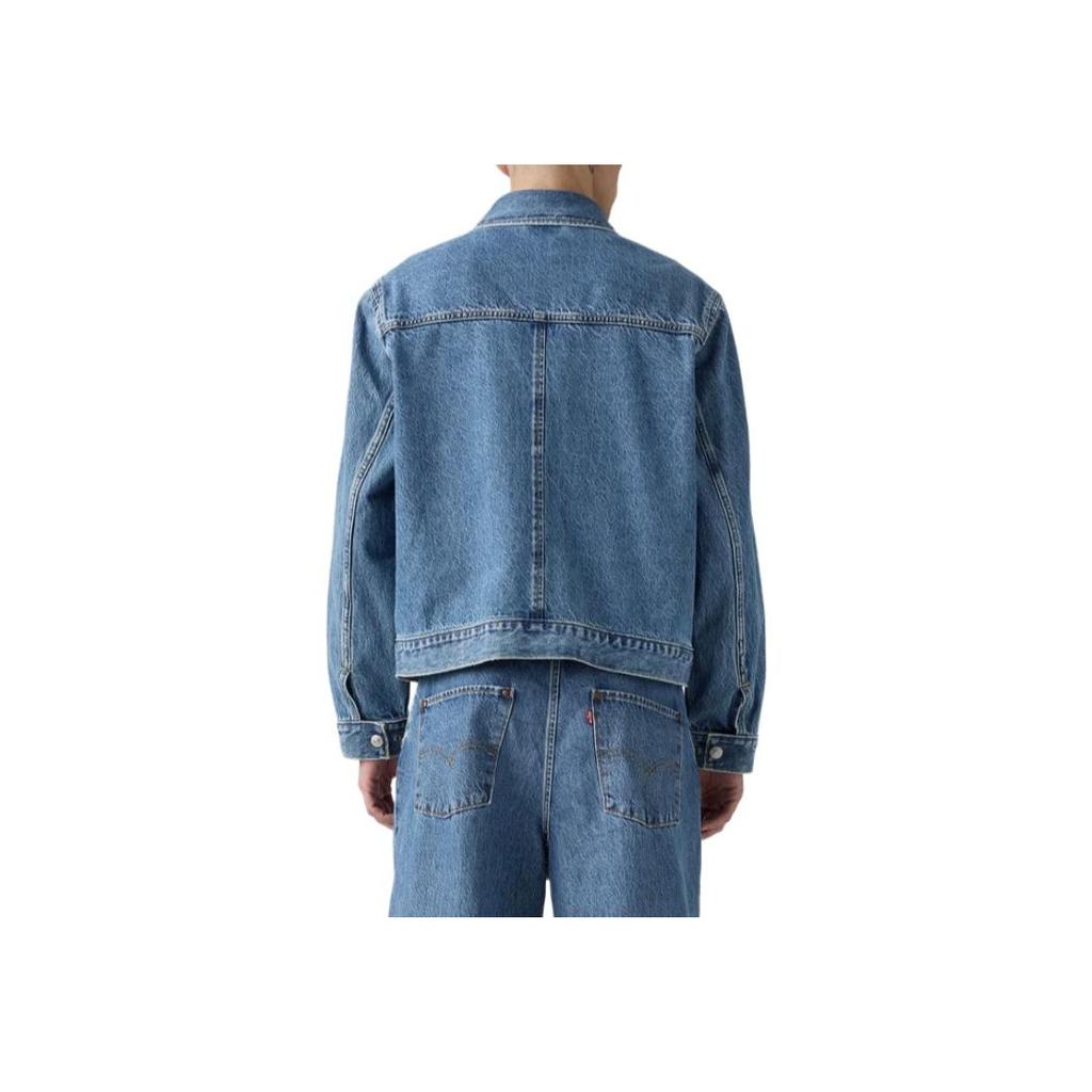 Levis Comfortable Versatile Casual Lapel Loose Denim Jacket Men Jackets 003M3-0001