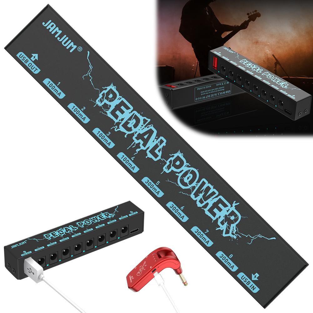Guitar Pedal Power Supply 8 Isolated DC Output Guitar Effect Pedal Power Supply Lower Noise Pedal Power Supply for Effect Pedals Australia