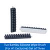 Mounted Design Silicone Brush Scrubber Function Nozzle Wiper Hotbed Mounted Brush  3D Printing