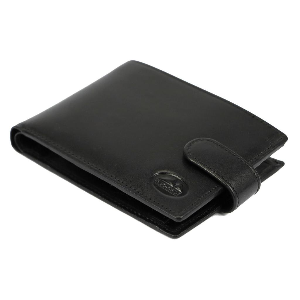 Poziomy Skórzany Męski Portfel EL FORREST Z RFID