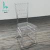 Transparent Acrylic Bamboo Resin Chair for Outdoor Wedding Ceremonies