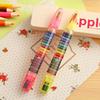 Bâtonnet de Pastel à l'Huile Rechargeable, 20 Couleurs Tout-en-Un, Portable & Lavable pour l'École & le Dessin Artistique