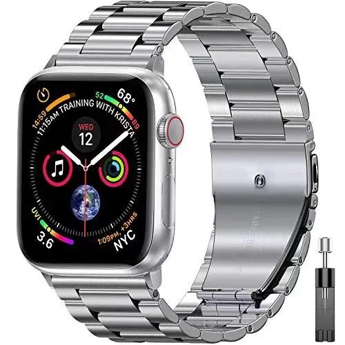 Metal strap For Apple watch band Ultra 3 49mm 46mm 42mm 45mm 41mm stainless steel wristband iWatch 11 10 9 8 7 6 5 SE 44mm band