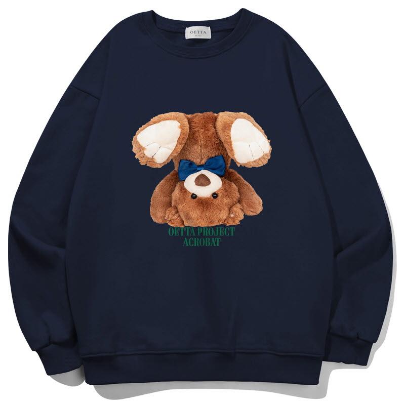 YDA Cute Bear Oversized Sweatshirt_Ot3D005Nv