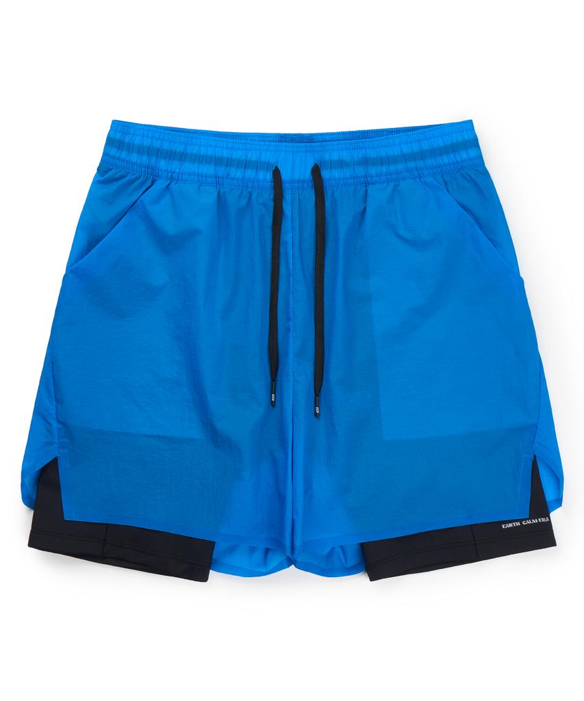 Eolseukamela 2-In-1 Running 5-Inch Shorts_Blue