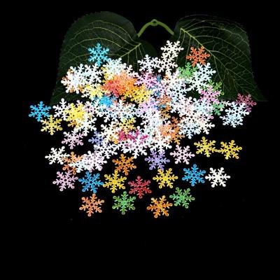 300Pcs Winter Christmas Snowflake Flakes, Throwing Paper Scraps At Parties For Wedding Birthday Holiday Frozen Party
