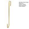 Front Door Christmas Hook Wreath Hanger Strong Load-bearing Rustproof Ultra-Thin Design Easy Installation Halloween Decoration Holder