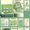 Panda Stationery Set Large Capacity Student Pencil Case Stickers Pencil Stationery Gift Learning School Supplies Full Gift Box