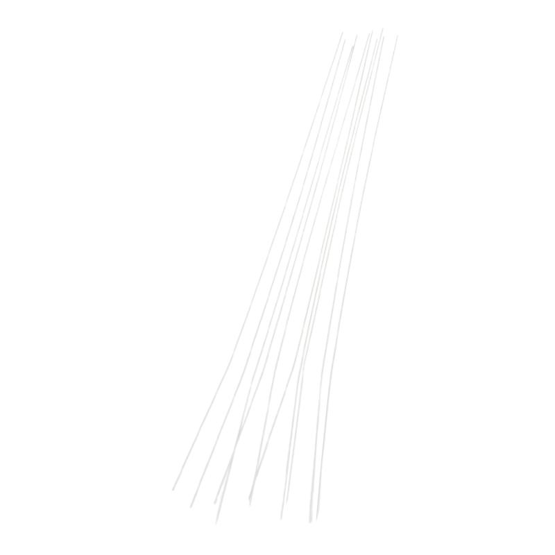 ABS Model Making Rods 50Pcs 05 08 1 15 2 25MM Solid Plastic Tubes Bars For Creative Craft Hobby Projects Assembly