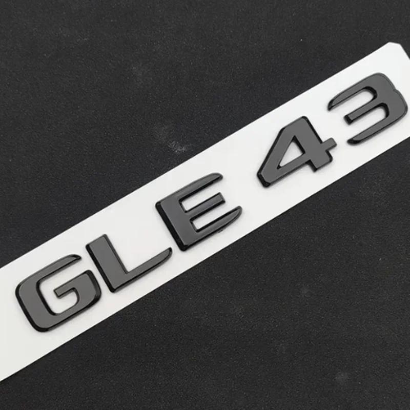 3D ABS Car Trunk Badge BITURBO 4MATIC Emblem Logo For Mercedes C43 W205 W204 E43 W213 W212 GLE43 X253 GLC43 W167 Accessories