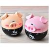 Cute Pig Shape Kitchen Mechanical Timer Kids for Time Management Reminder Novelty Manual Cooking Timer 60 Minute Countdo