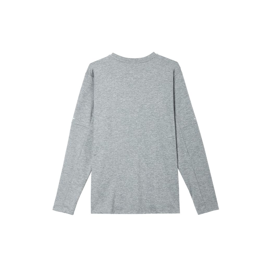 Nike T Shirts Men's Light Gray Crew Neck Moderate Straight Fit DD4755-084