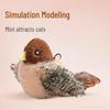 Catnip Cartoon Bird Simulation Cat Toy - Anti-Scratch for Kittens