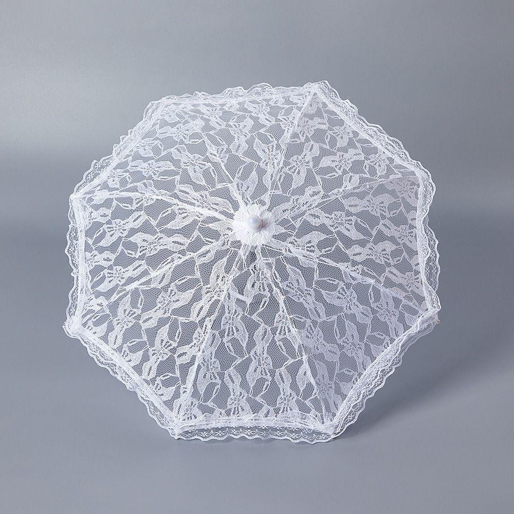 Elegant Lace Women's Lace Umbrellas Hollowed Out Wedding Decoration Props  Wedding Party Supplies