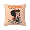 Quino Comic Cartoon Mafalda Throw Pillow Case Cm Home Decoration Cushion Cover Polyester Pillowcase Doublesided Printing
