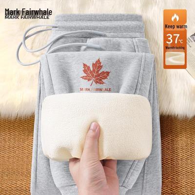Mark Fairwhale Men's Fleece-Lined Warm Casual Joggers