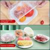 100Pcs Disposable Plastic Wrap Fresh-Keeping Film Cover Bowl Covers Bag Food Fresh Seal Dust-Proof Vacuum Bag Kitchen Accessorie