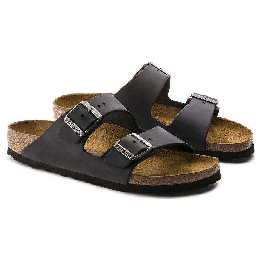 Birkenstock Arizona Oiled Leather 'Black' 0552111