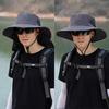 Summer Fisherman Hat With Large Brim For Outdoor Sun Protection And Neck Guard