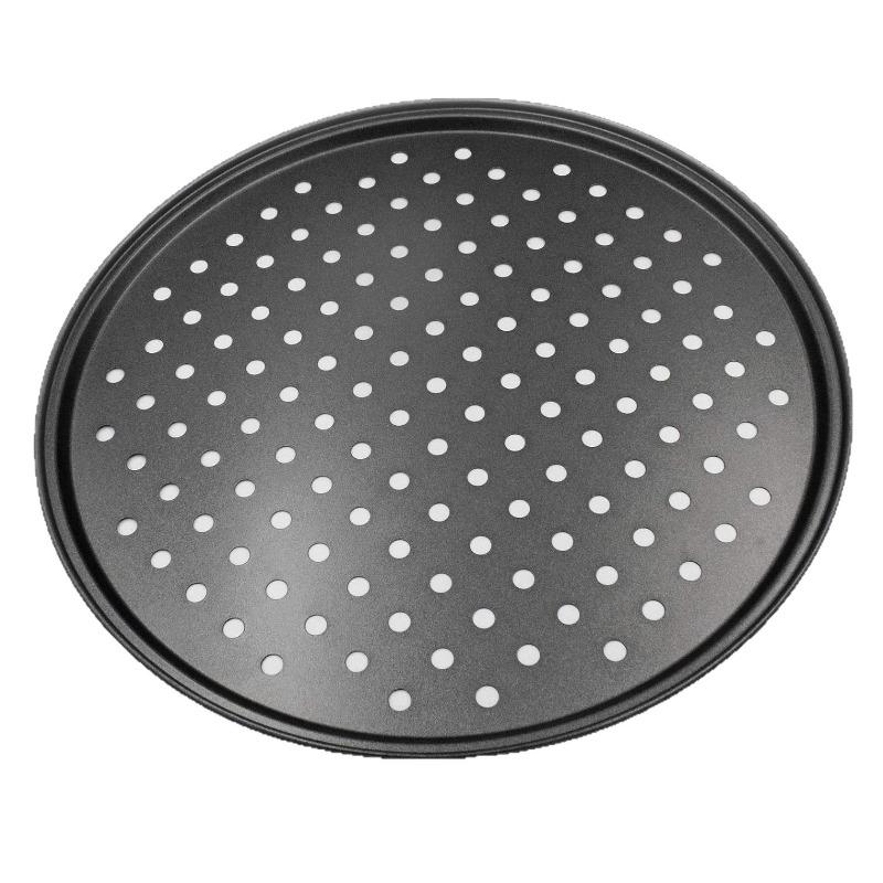1PC pizza tray with perforated cheese pizza oven baking tray barbecue barbecue tray commercial large baking tray 24.5CM