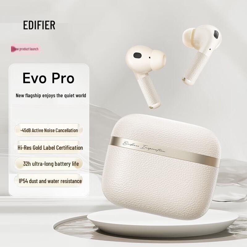 

Edifier Evo Pro True Wireless Active Noise Cancelling Earbuds
