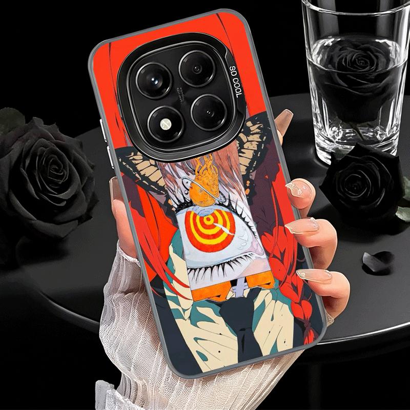 Anime Character Makima CSM Soft Phone Case for Xiaomi Redmi Note 13 14 15 Pro Plus 12S 12 11S 11 11T 10S 10 Shockproof Cover Bac