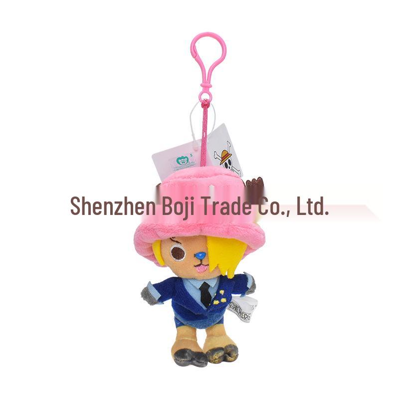 One Piece Luffy, Chopper & Zoro Plush Pendants – Creative Anime Dolls
