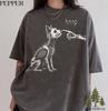 Yorkie Skelett Boop Shirt, Yorkshire Terrier Gruseliger Hund T-Shirt, Lustige Halloween Haustier Grafik, Comfort Colors 1717 Shirt