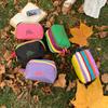 Bunte Reise-Kosmetiktasche für Damen, Kosmetiktasche mit großer Kapazität, Leichte wasserdichte Organizer-Tasche mit Griff