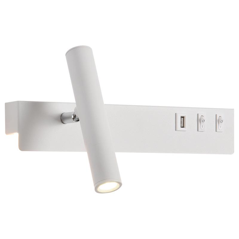 Japanese-Inspired Rotating Wall Lamp with Switch – Ideal for Bedrooms and Children's Rooms