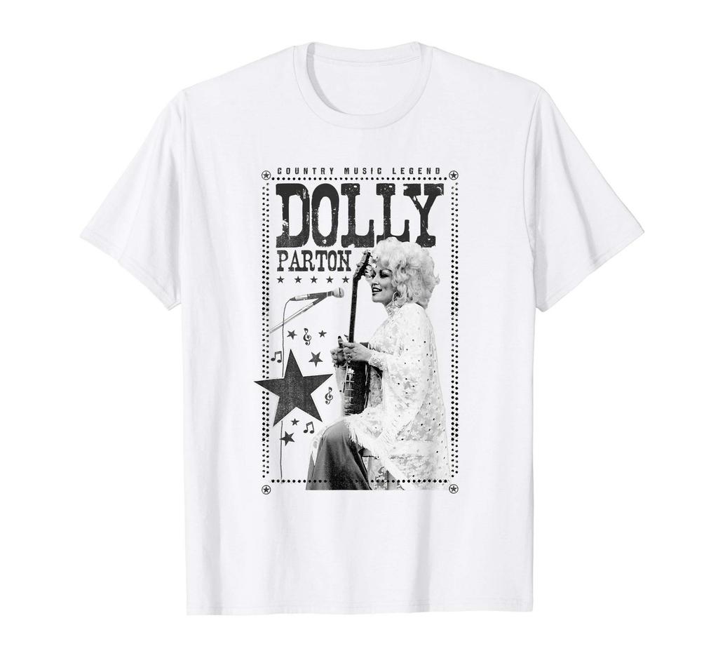 Dolly Parton Country Music Legend T-Shirt Graphic Tee Unisex Short Sleeve Cotton