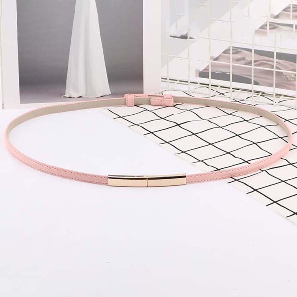 Adjustable Thin Buckle Belt Versatile Women Waistband Fashion Patent Leather Belt  Party