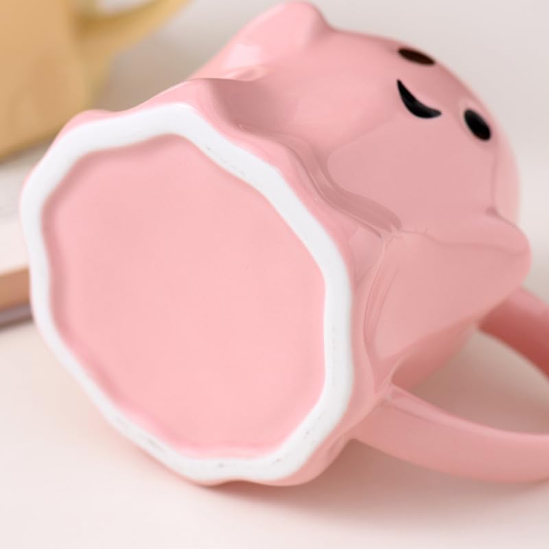 Kubek Nowość Halloween Duch 3D Uroczy Ceramiczny Kubek do Kawy Idealny na Dekorację Halloween i Świąteczne Prezenty Urodzinowe dla Miłośnika Kawy Mleka Herbaty