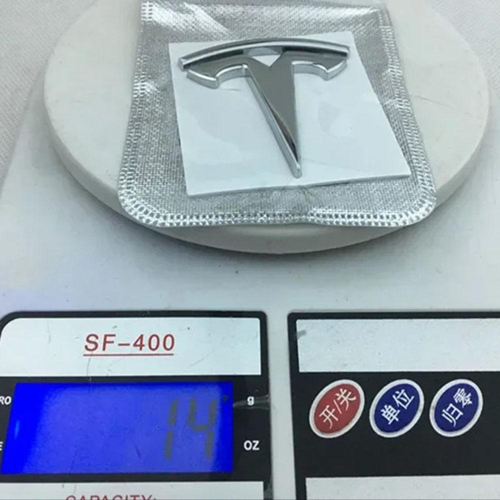 Hot Selling Car Decoration Stickers Tail Label Front Label Metal Logo for Tesla Model3/Y Personality Modification Black Label