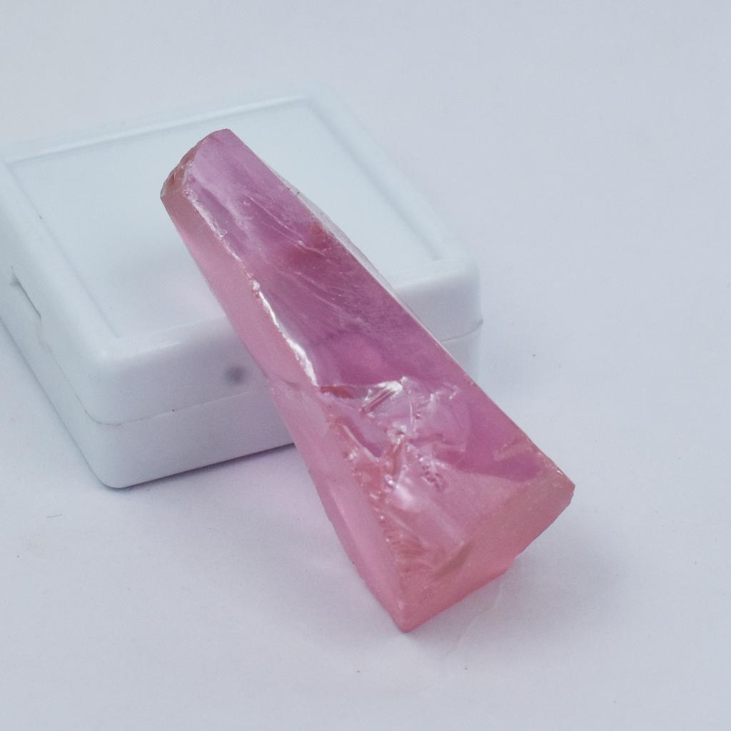 Natural Pink Sapphire Loose Gemstone 188 ct Raw Rough Uncut September Birthstone for Gem Collections