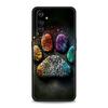 Soft TPU Case For Realme C67 C63 C55 C53 C25 C21 10 11 12 13 GT 2 3 5 Pro Plus 5G Shockproof Phone Cover Dog Footprint Paw Cute