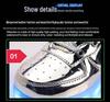 Scarpe da Skateboard High-Top con Luci e Ricarica USB: Taglie alla moda per Genitori-Figli, Coppie e Uomini