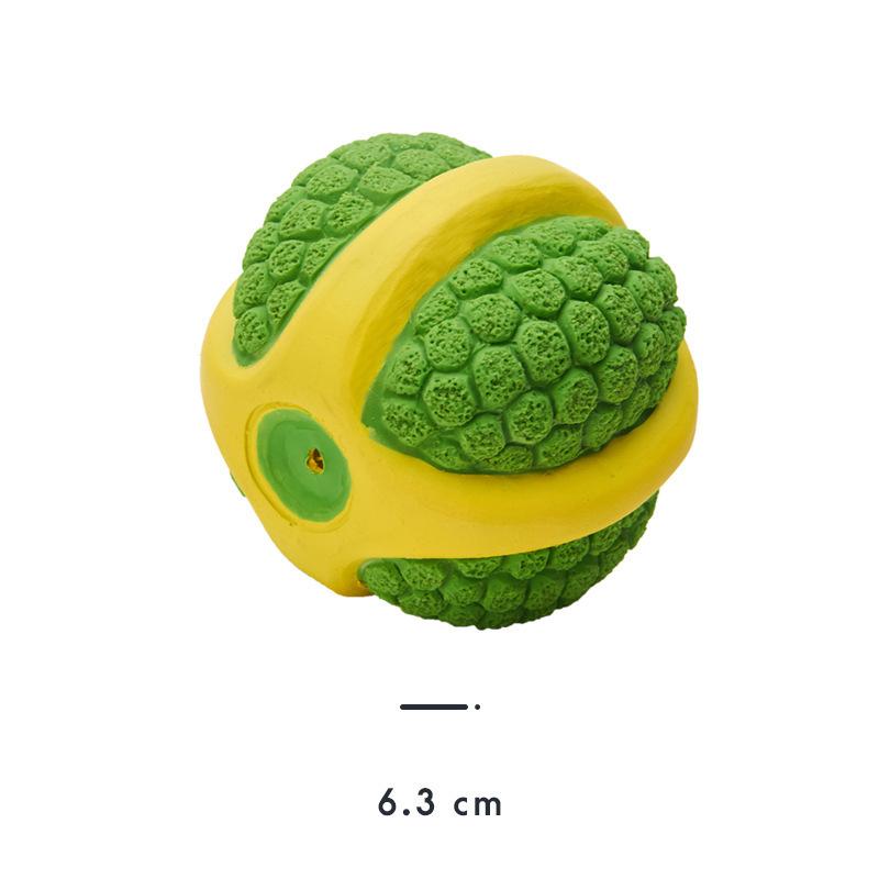 9-14cm 5PCS TPR Multi Styles Durable Interactive Eco Friendly Rubber Ball Organic Dog Chew Cooling Toys