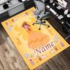 Personalized Name Princess Aurora Living Room Non-Slip Area Rug Soft Carpet for Bedroom Kids Playroom Sofa,Office Home Decor Doormat