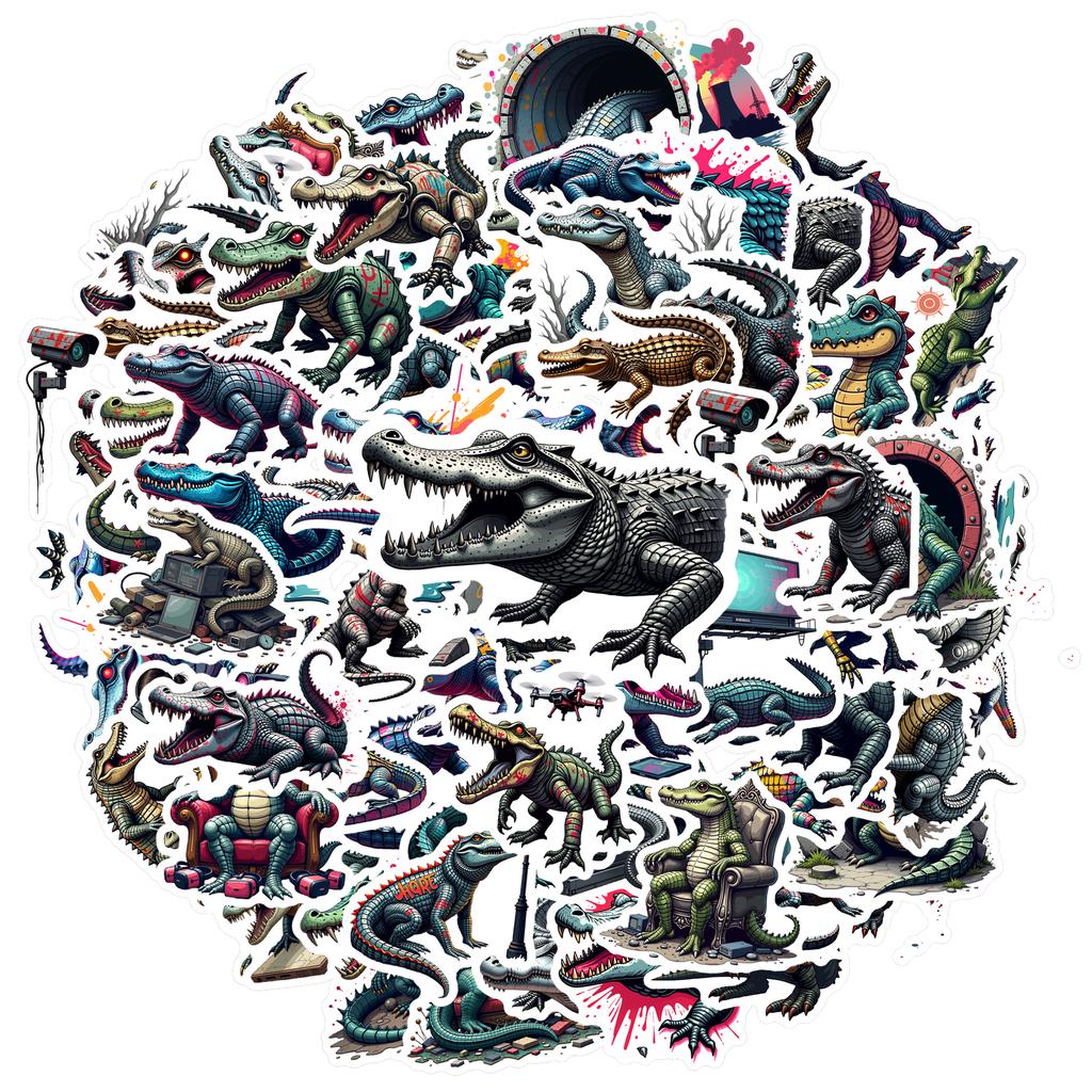 35pcs-70pcs Vivid Stickers Cartoon Funny Stickers Animal Stickers For Fridge Suitcase