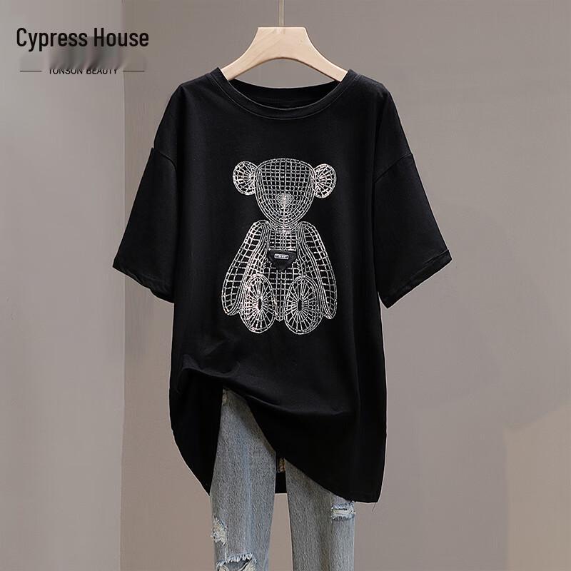 

Sybalshel Women s Casual Cartoon Print T-Shirt L