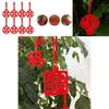 Beautifully Crafted 8pcs Chinese New Year Cny Outdoor Red Decor Festival Bonsai Money Tree Pendant