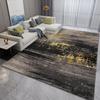 Black Gold CARPET FOR LIVE ROOM Large Size Luxury Area Rugs for Bedroom Washable Mat for Room Decor Non-slip Lounge Rug Tapis