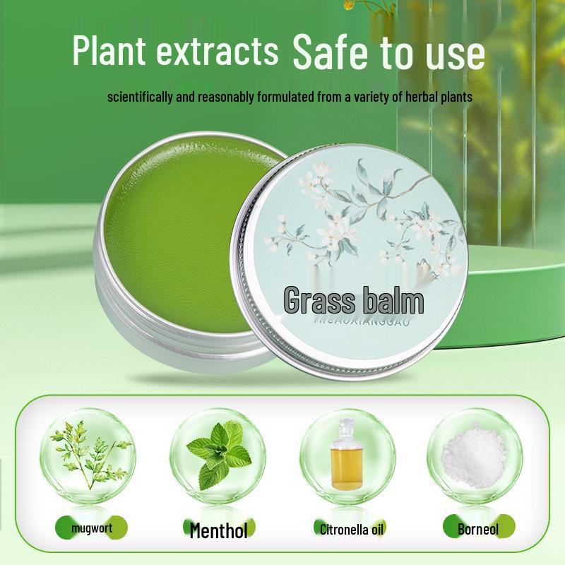 Mugwort & Purple Gromwell Cooling Balm for Kids - Anti-Bite Formula with Essential Oils