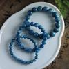Trendy Blue Apatite Handmade Beaded Stone Bracelet For Women Men Gemstone Bracelets Boss Day Scene Employee Appreciation Gifts