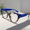 Oversized Cat Eye Glasses Women  New Fashion Vintage Optical Frames Trendy Stylish Design Non-prescription Eyeglasses