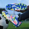 Men's Low-top Football Boots Large Size Long Nails PU Leather Boys Soccer Shoes Nailing Anti-slip Football Boots